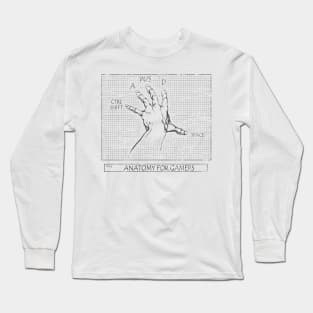 Anatomy for Gamers Long Sleeve T-Shirt